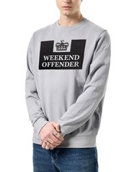 Weekend Offender - Sweatshirt Penitentiary Crew Neck Pullover Casual Cotton - Lyst
