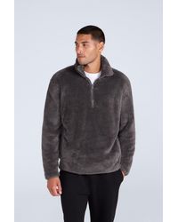 Mountain Warehouse - Fleece Teddy Sweater With Pockets Half Zip Warm Cosy Casual Jacket - Lyst