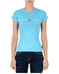 Andrew Charles by Andy Hilfiger - T-Shirt Short Sleeves Round Neck Light Tarana - Lyst