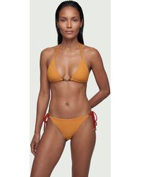 Karen Millen - Reversible Bikini Bottom With Bead Detail - Lyst