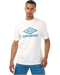 Umbro - Diamond Logo T-shirt In Wit - Lyst