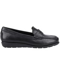 Hush Puppies - Ladies Shelby Leather Loafers - Lyst