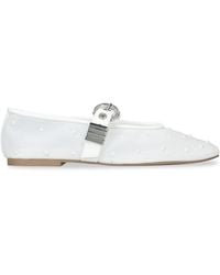 Steve Madden - Lucia Pearl Ballet Flats Fabric - Lyst
