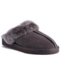 Aus Wooli - "Sydney" Australia Sheepskin Wool Sydney Slippers, Leather - Lyst