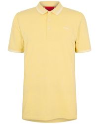 HUGO - Short Sleeve Polo Shirt - Lyst