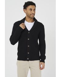 Brave Soul - Shawl Collar Chunky Knit Cardigan - Lyst