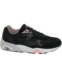 PUMA - Trinomic R698 X Vashtie Trainers Lace Up Shoes Low 358485 01 D46 Leather - Lyst