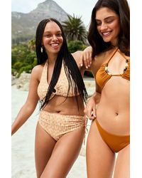 Penti - Kacie Zigzag Print High Waist Bikini Bottom - Lyst