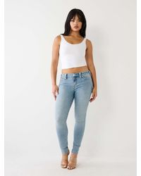 TRUE RELIGION - Jennie Mid Rise Curvy Skinny - Lyst