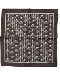 Dolce & Gabbana - Skull Pattern Silk Pocket Square - Lyst