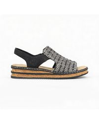 Rieker - 62971-00 Ankle Strap Sandals Textile - Lyst
