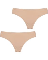 Q En - Pack Of 2 Micromodal Bikini Briefs For Q107 - Lyst