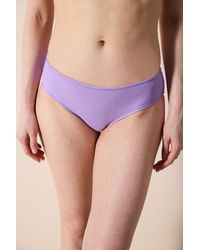 Penti - Ribbed Mid-Waist Hipster Bikini Bottoms - Lyst