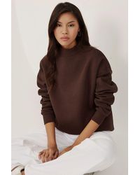 Hiccup - Oversized High-Neck Sweatshirt - Lyst