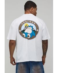 BoohooMAN - Oversized Pokemon Snorlax License Printed T-Shirt - Lyst