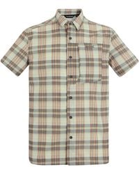 Regatta - Checked Insect Repellent Short-Sleeved Travel Shirt - Lyst