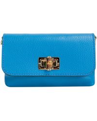 Usha - Handtasche Damen Blaue Aster - Lyst