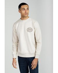 Tokyo Laundry - Printed Brushed Back Fleece Crew Neck Sweatshirt - Lyst