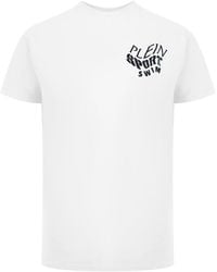 Philipp Plein - Tiger Fluo Logo Stretch T-Shirt Cotton - Lyst