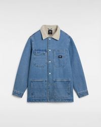 Vans - Drill Chore Denim Sherpa Jacket - Lyst