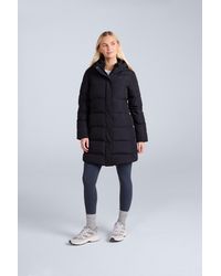 Mountain Warehouse - 'Ivy' Down Coat Water Resistant Zip Up Long Hooded Puffer Winter Jacket - Lyst