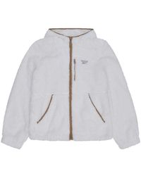 Reebok - Ladies Double Monkey Fleece Jacket - Lyst