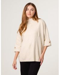 Blue Vanilla - Circle Rhinestone Jumper - Lyst