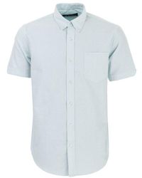 Ben Sherman - Oxford-overhemd Met Korte Mouwen Voor , Mintgroen - Lyst