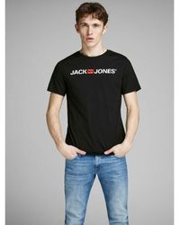 Jack & Jones - Designer Crew Neck T-Shirts Short Sleeve - Lyst
