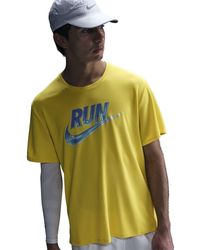 Nike - Short Sleeve Performance Running Top - Lyst