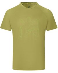 Dare 2b - Tech Ii Grafisch T-Shirt (Gouden Cipres) - Lyst