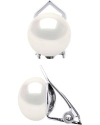 Ateliers Saint Germain - Earrings Real Cultured Freshwater Pearls Button 9-10 Mm - Lyst