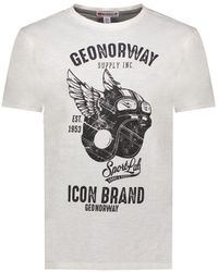 GEOGRAPHICAL NORWAY - Short Sleeve T-Shirt Sy1360Hgn - Lyst