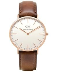 Daniel Wellington - Dw00100006 Classic 40Mm St Mawes Rose Watch - Lyst