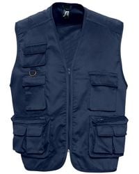 Sol's - Wild Full Zip Waistcoat Bodywarmer Jacket - Lyst