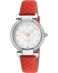 Gv2 - Berletta 316L Stainless Steel Case, Dial, Handmade Quilted Leather Strap - Lyst