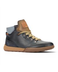 Pikolinos - Damen Blaue Leder-Schnürschuhe Turnschuhe – Viana - Lyst