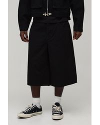 BoohooMAN - Pleat Knee Longline Co-Ord Jorts - Lyst