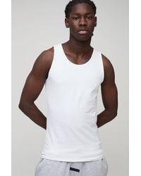 BoohooMAN - Basic Muscle Fit Vest - Lyst