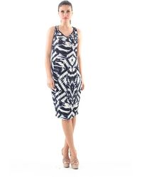 Conquista - Sleeveless Allover Print Dress - Lyst