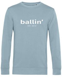 Ballin Amsterdam - Est. 2013 Sweaters Basic Sweater Blauw - Lyst
