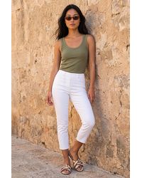 Roman - Petite Stretch Crop Denim Jegging - Lyst