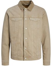 Jack & Jones - And Sherpa Denim Jacket With Front Pocket - Lyst