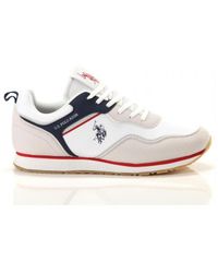 U.S. POLO ASSN. - Sporty Slip-On Sneakers With Print - Lyst