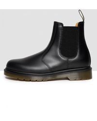 Dr. Martens - Shop Voor 2976 Zwarte Leren Chelsea Laarzen - Lyst