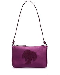 Palm Angels - Satin Shoulder Bag Leather - Lyst