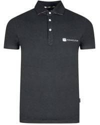 Aquascutum - Aldis Crest Block Logo Polo Shirt Cotton - Lyst