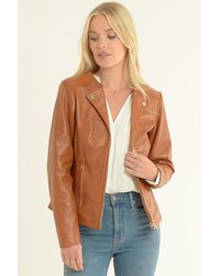 Ashwood Leather - 'Mb' Real Fashion Biker Jacket - Lyst