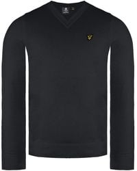 Lyle & Scott - Merino Golf Zwarte Trui - Lyst