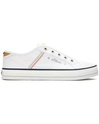 S.oliver - S Oliver Canvas Slip-On Sneakers - Lyst